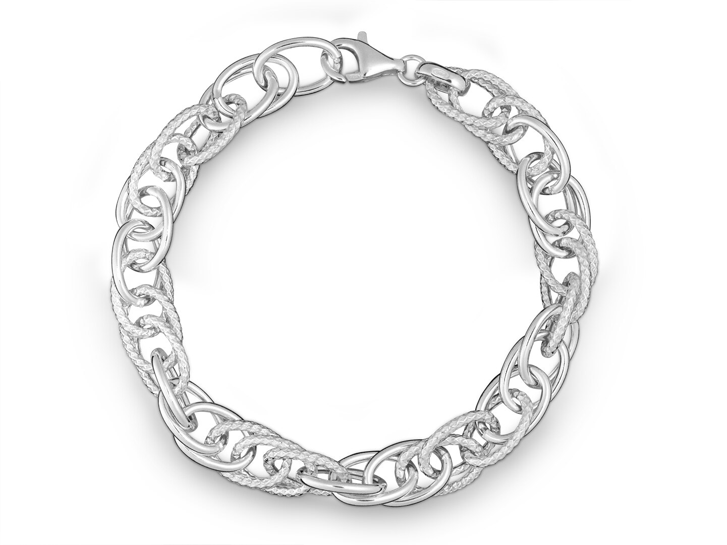 Quinn armbånd i  sølv. produktbilde