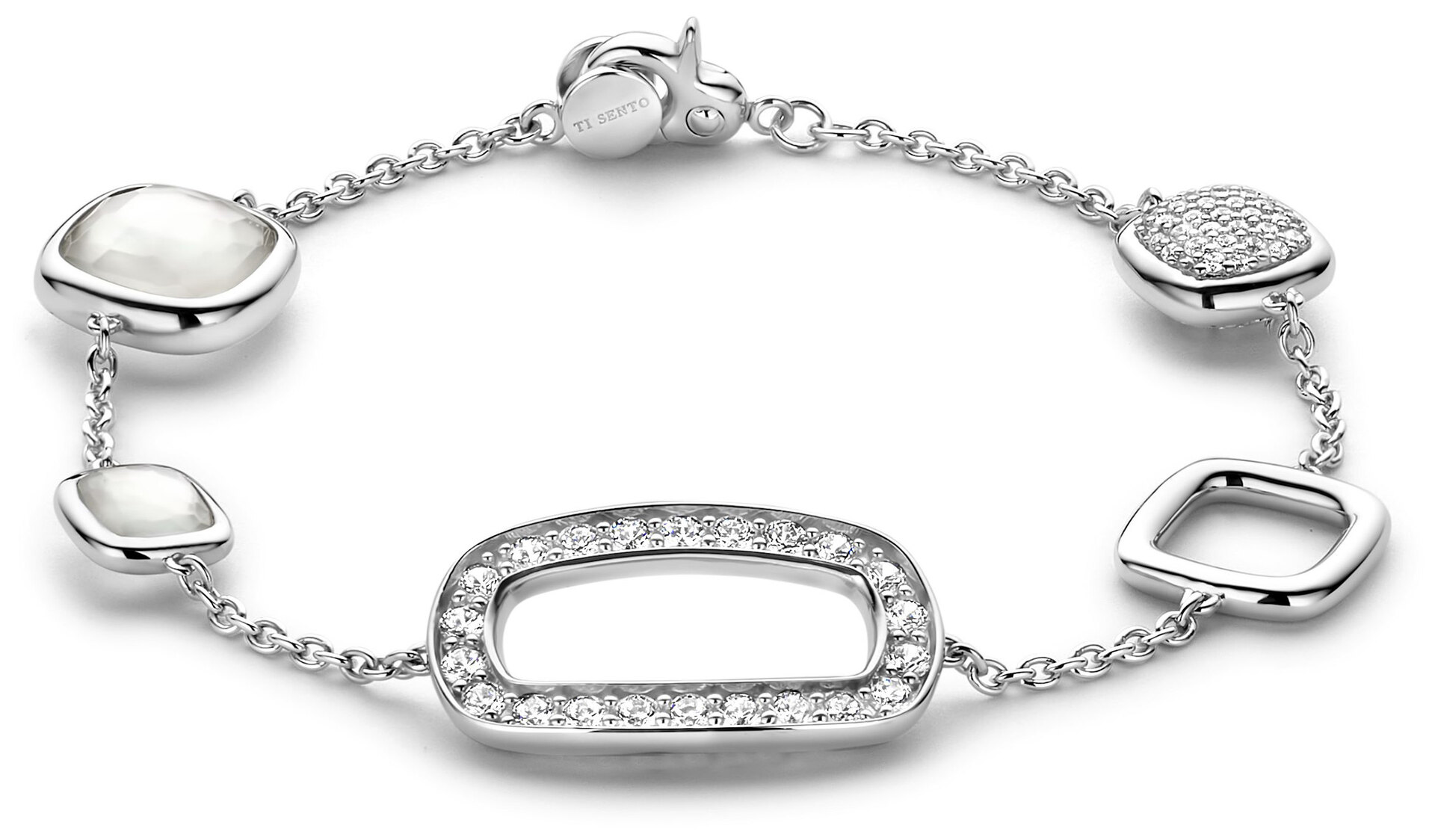 Ti Sento armbånd i sølv