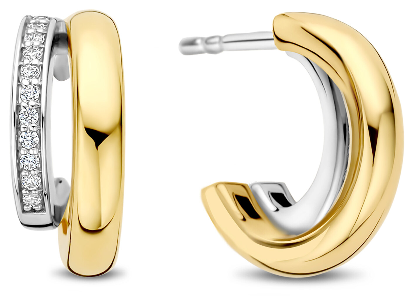 Ti Sento ørepynt i sølv.