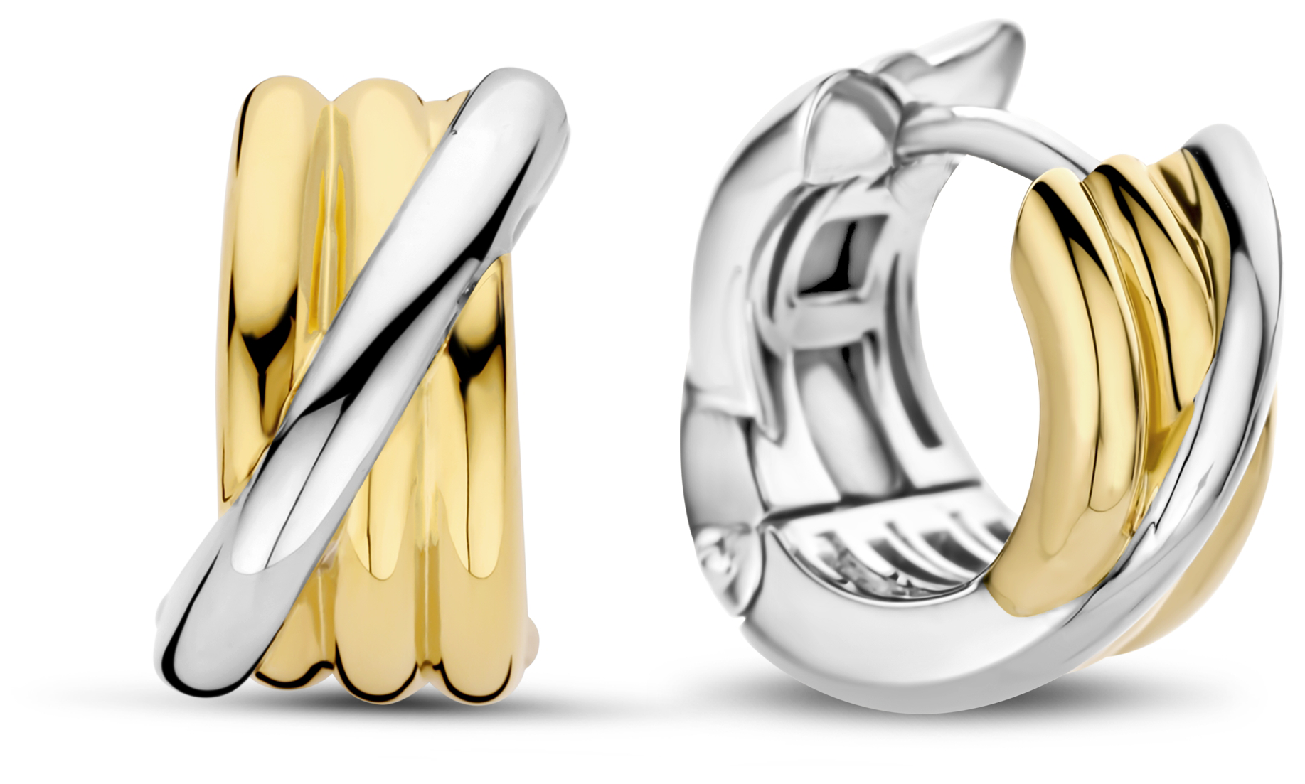 Ti Sento øreringer i sølv.