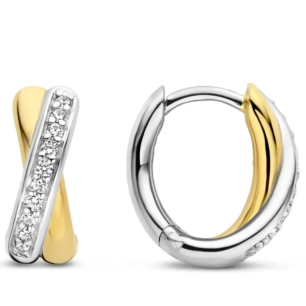 Ti Sento øreringer i sølv.