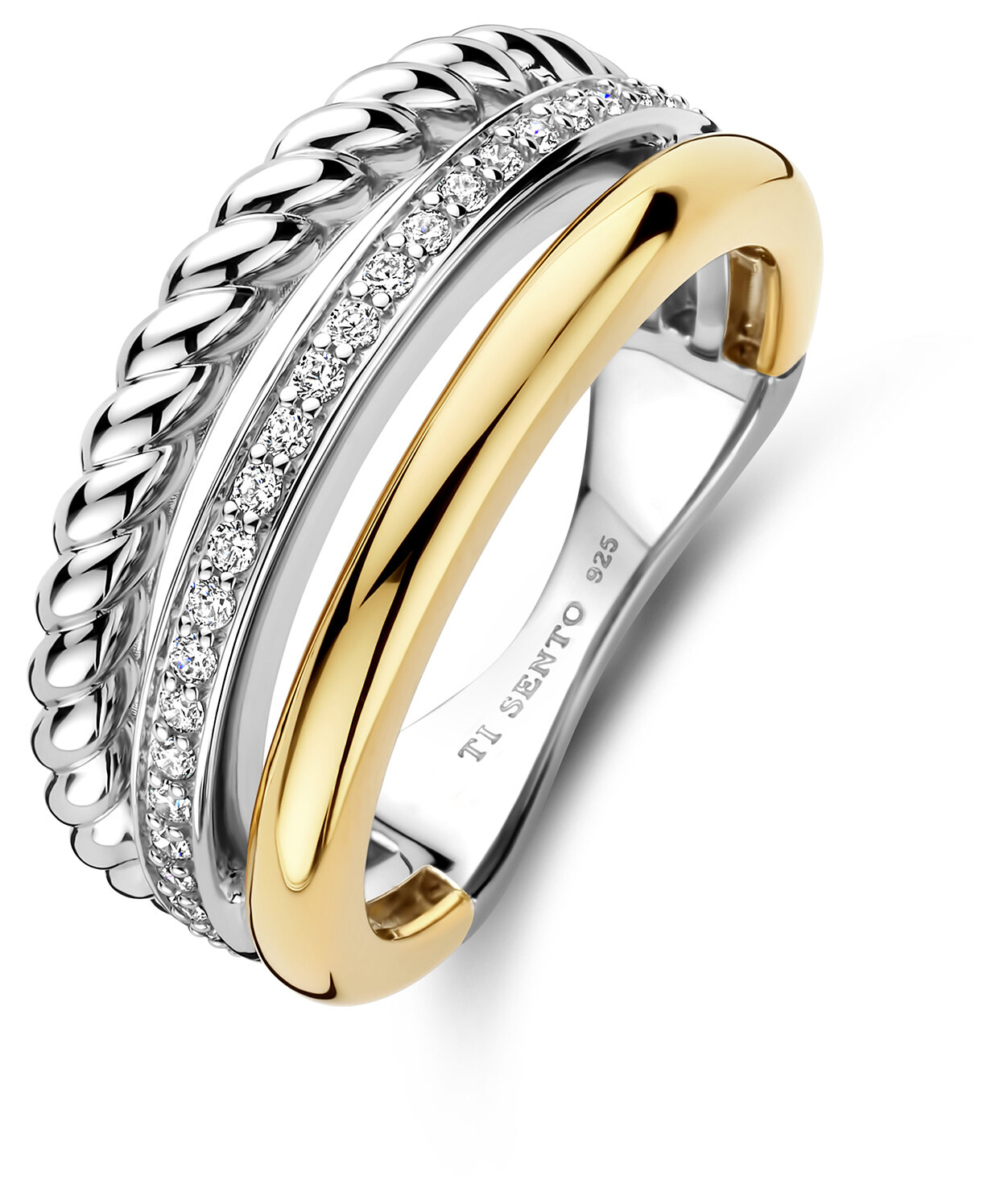 Ti Sento ring i sølv.