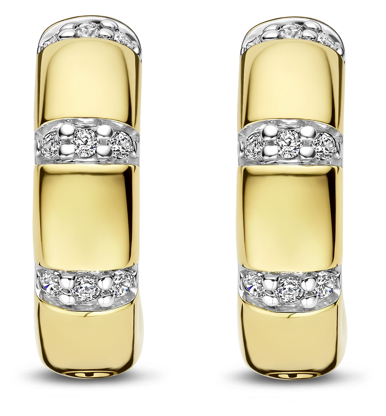 Ti Sento øreringer i sølv.