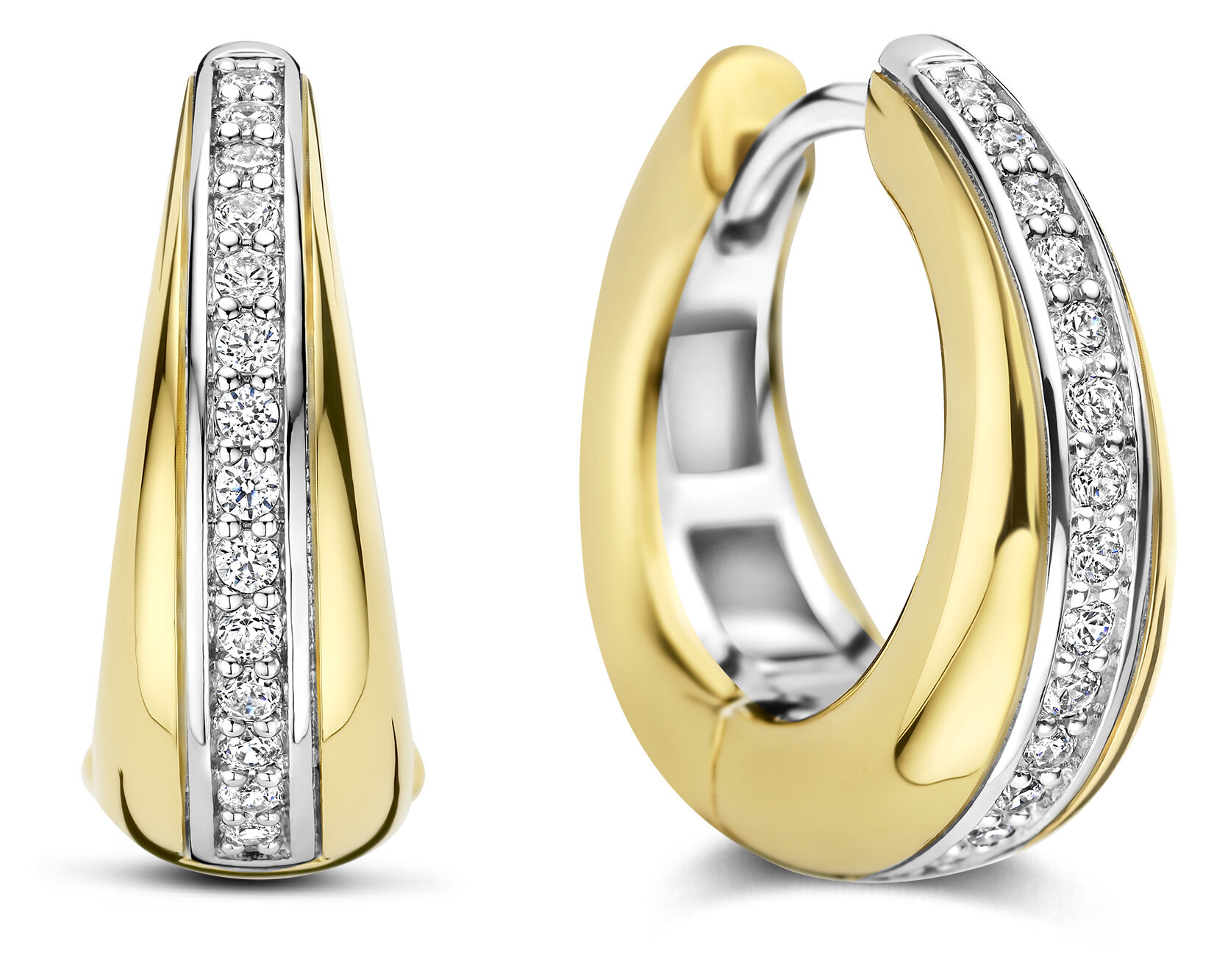 Ti Sento øreringer i sølv.